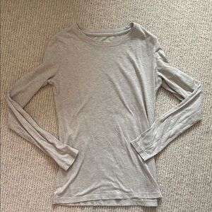 Mossimo Supply Co. Tan Fitted Long Sleeve T-Shirt